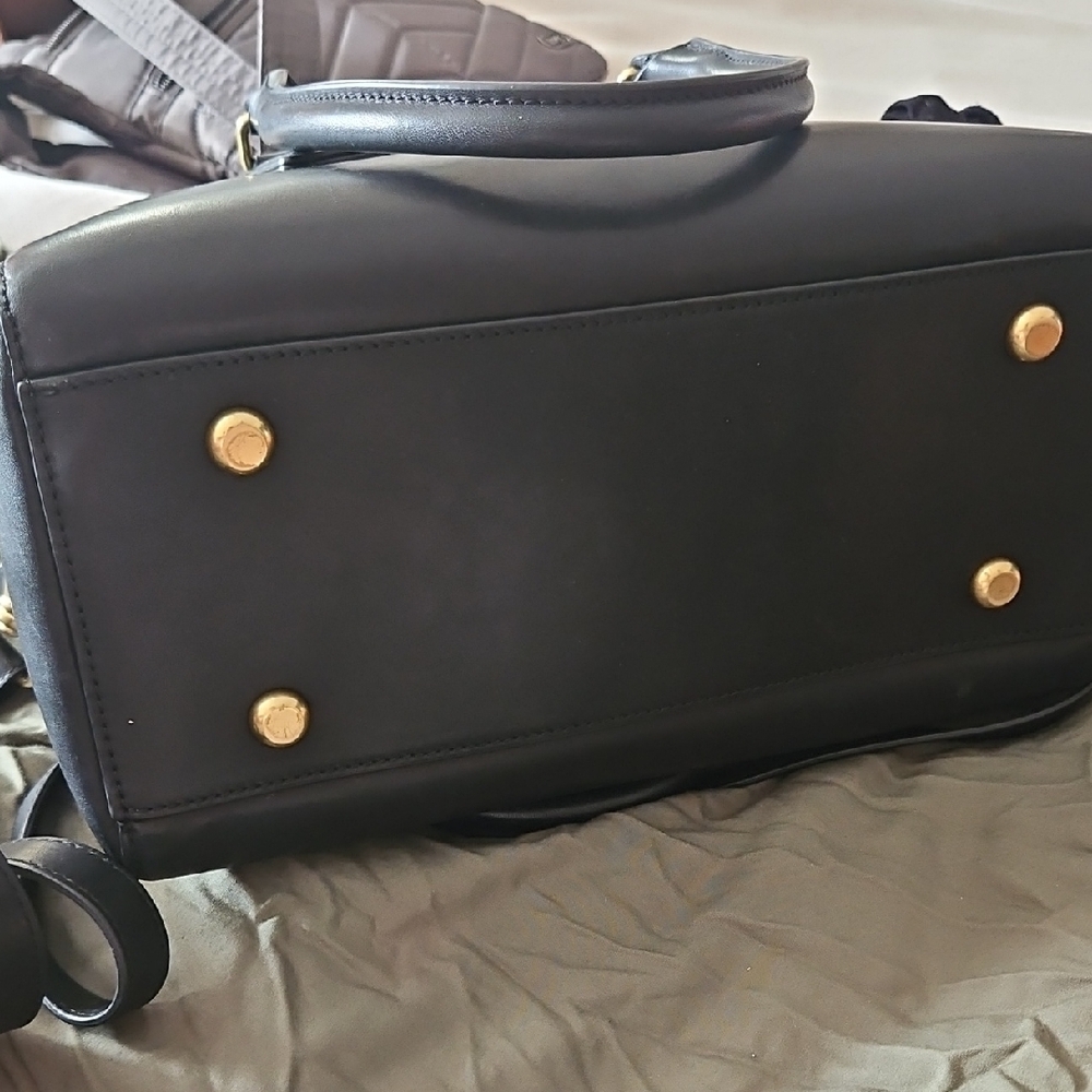 Black Leather Satchel by J.W. Hulme - Picture 8 of 8